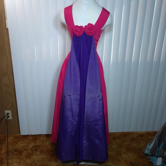 Embellished Gown with removable cape dress - Picture 5 of 16